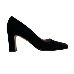 Anne Klein II Women’s Black Suede Lola Heels Size 8N